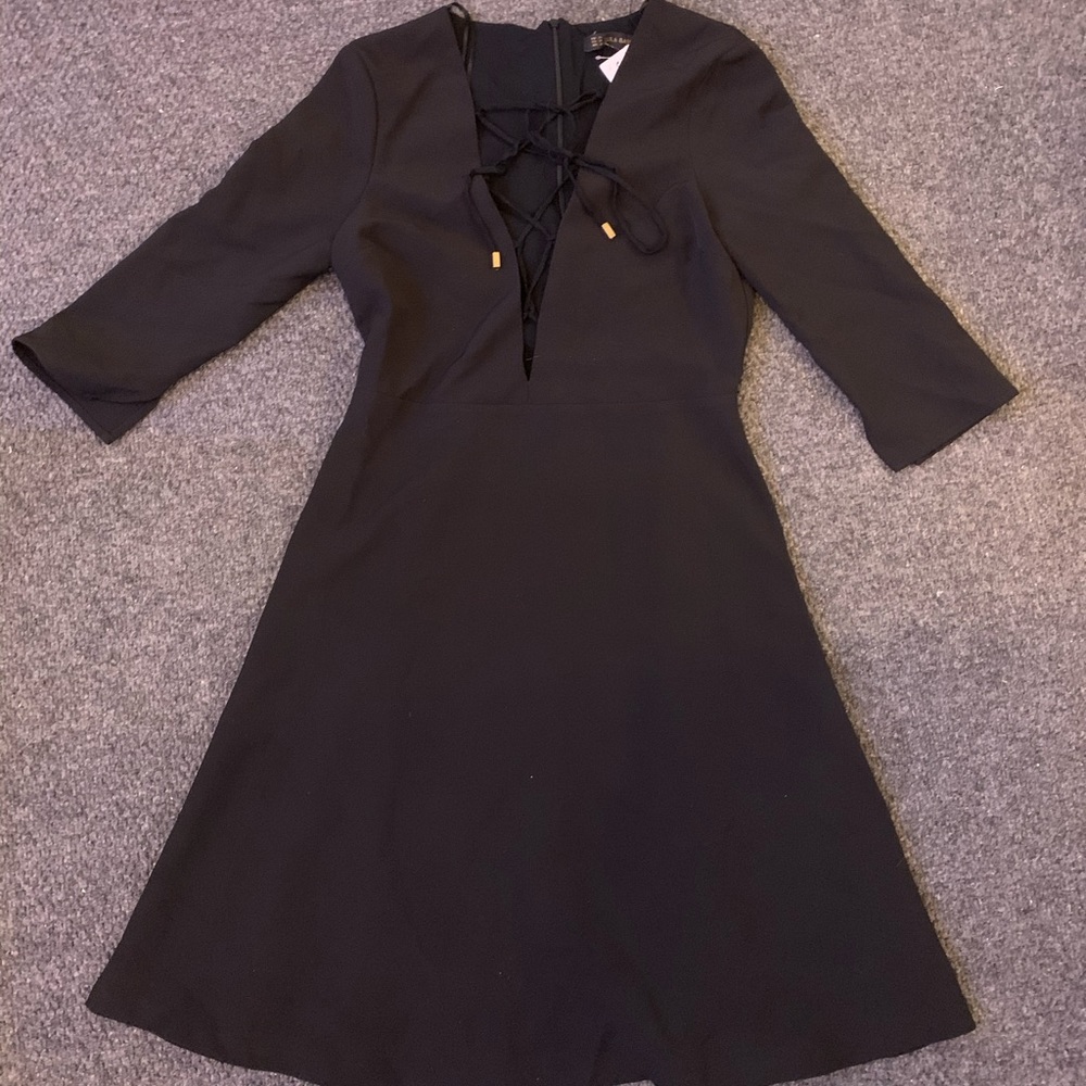 Zara NWT black dress